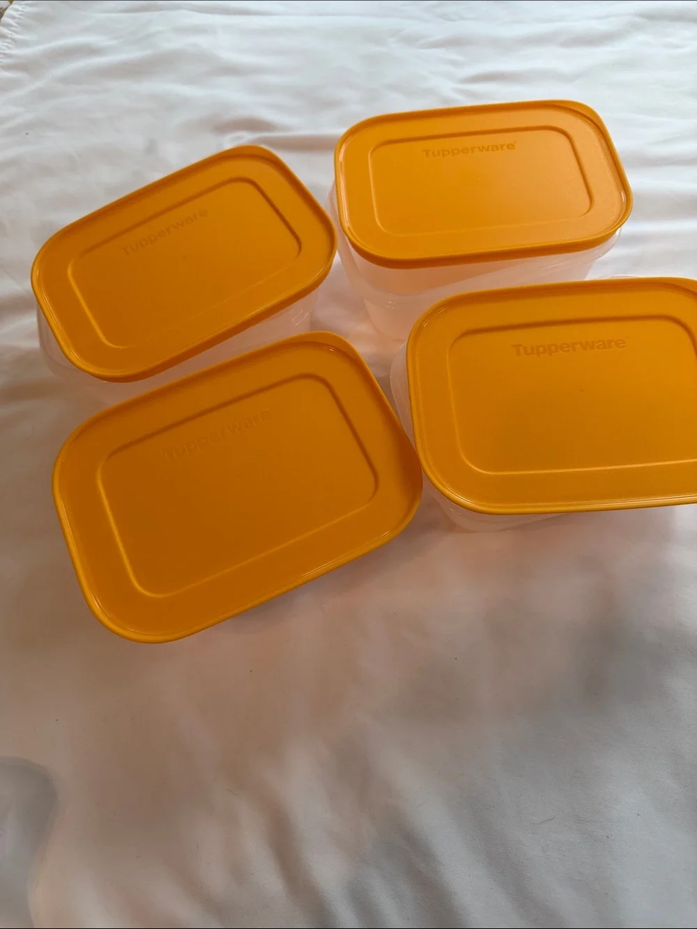 Tupperware freezer mates. Set of 4 ( 1 3/4 cups)